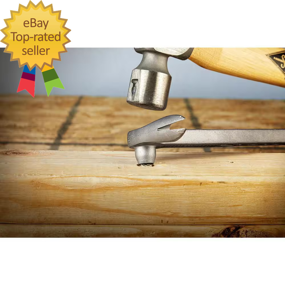 12 In. Titanium Clawbar Nail Puller with Dimpler