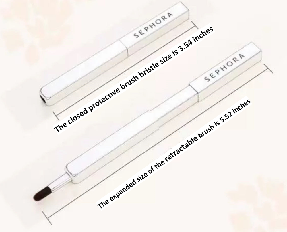 Sephora Portable Retractable Lip Brush New!