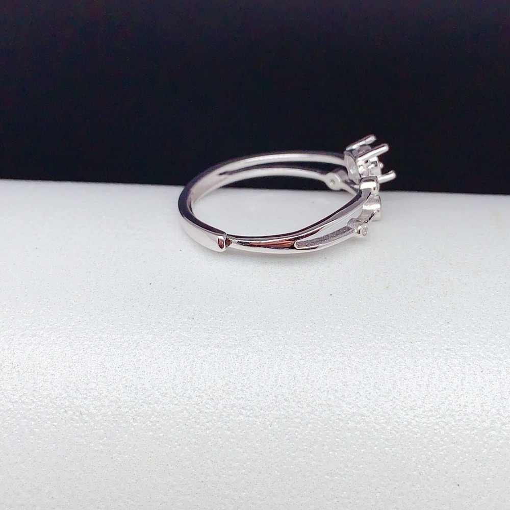 Empty silver925 ring setting, blank setting silver ring DIY
