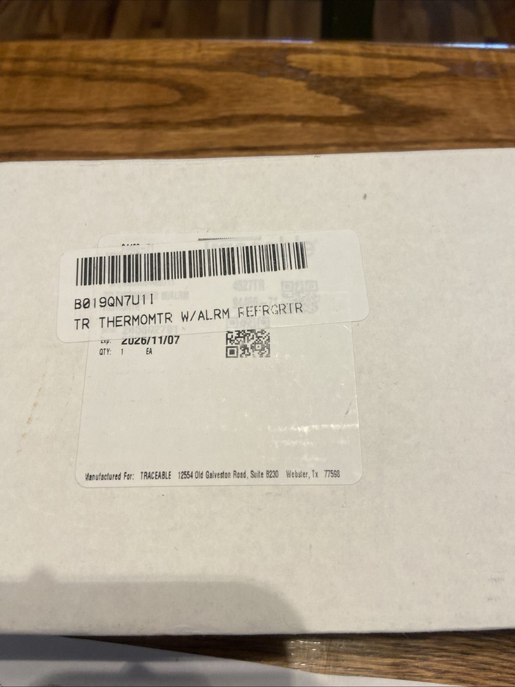 Traceable 4527 Thermometer New Open Box