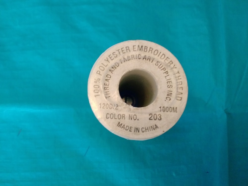 Machine Embroidery Thread 1000m Lot 12 Spools Thread Art