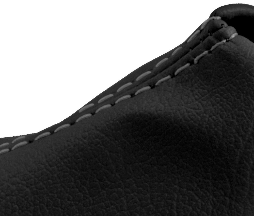 Fits 2011-2019 Ford Explorer Leather Automatic Shift Boot Gray Stitch