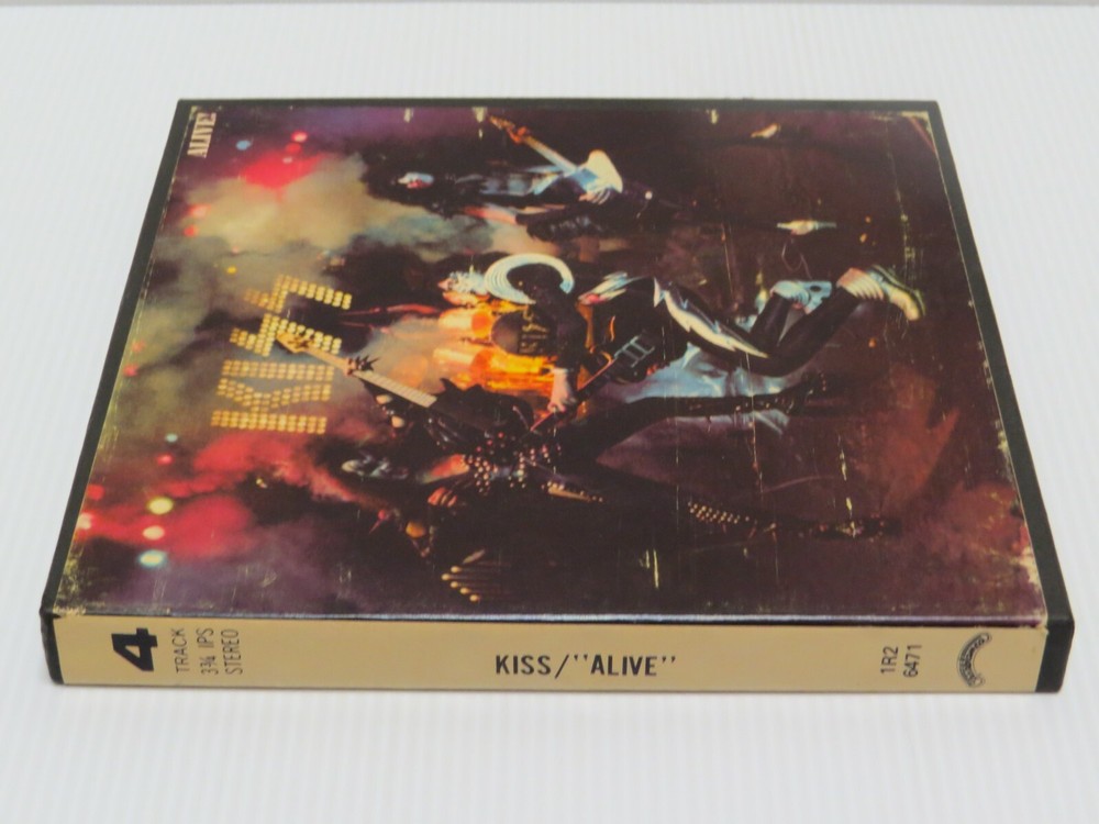 KISS ALIVE! REEL TO REEL TAPE 1975 AUCOIN