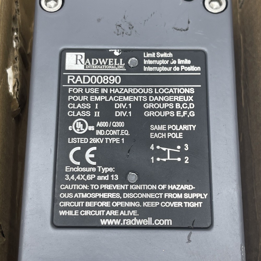Radwell Limit Switch RAD00890