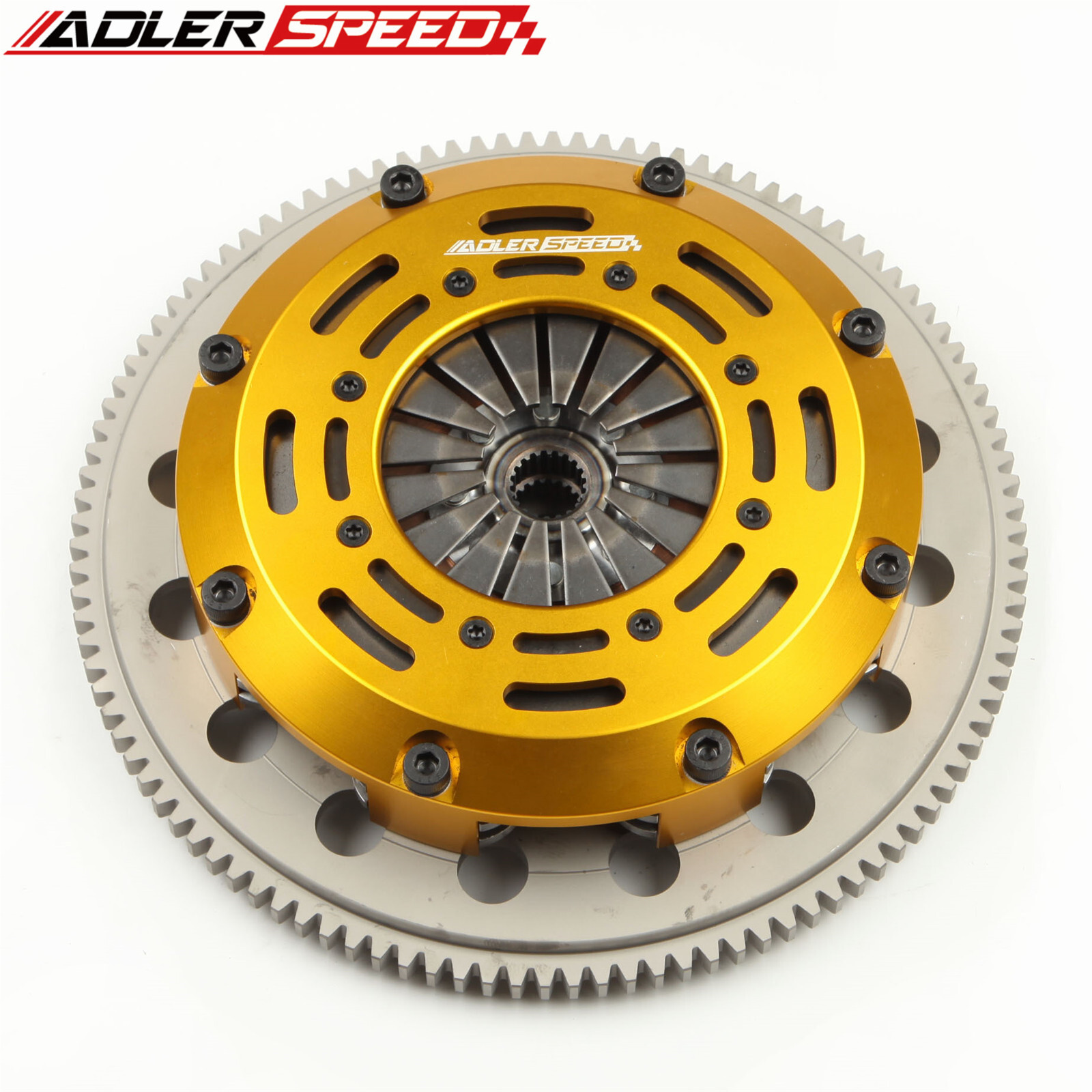 RACE TWIN DISC CLUTCH KIT FOR 93-99 ECLIPSE TALON GST TSI FWD 7 BOLT MEDIUM WT