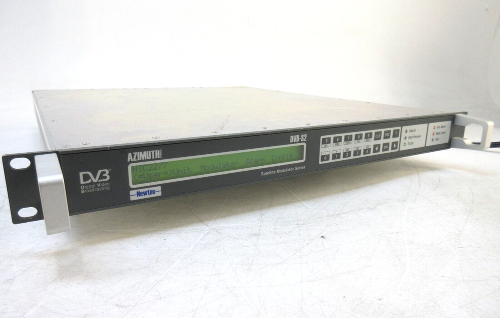Newtec Azimuth DVB-S2 Broadcast Satellite Modulator Type: NTC/2277/xF