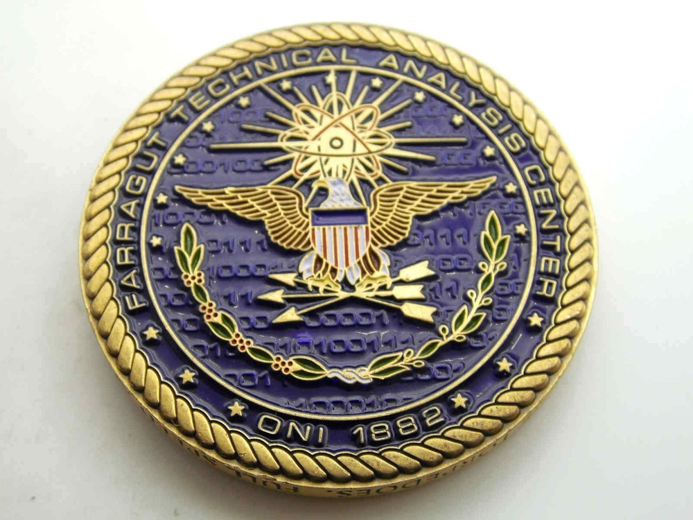 FARRAGUT TECHNICAL ANALYSIS CENTER CHALLENGE COIN