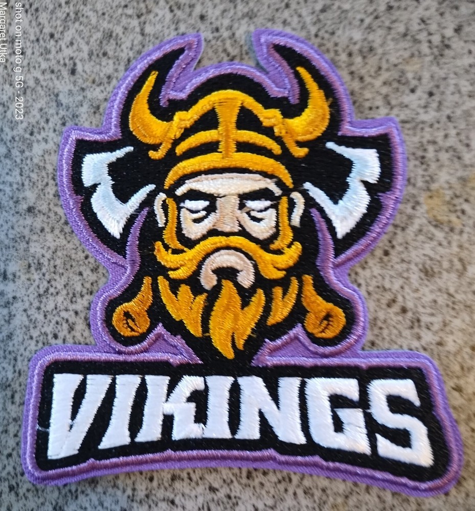 Minnesota Vikings Embroidered IRON ON PATCH