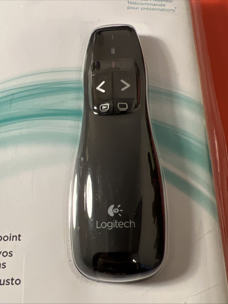Logitech R400 Laser Presenter Remote Control & Pointer — Brand New Sealed