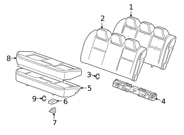 Genuine GM Outer Cover 19250525