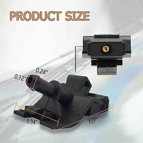 Front Windshield Washer Nozzle Kit Compatible with Corolla Camry RAV4