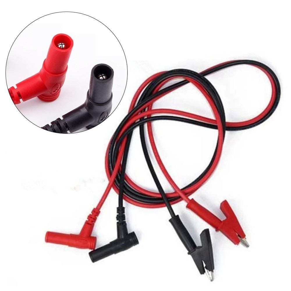 For alligator Clip Test Leads with Enhanced Safety for Electrical Testing