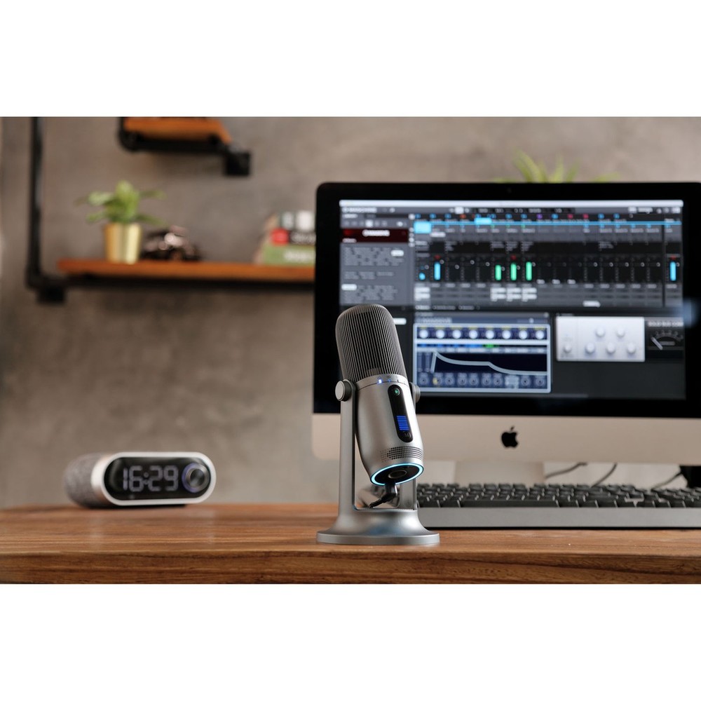 Thronmax MDrill One Pro USB Microphone with Tabletop Stand, Slate Gray