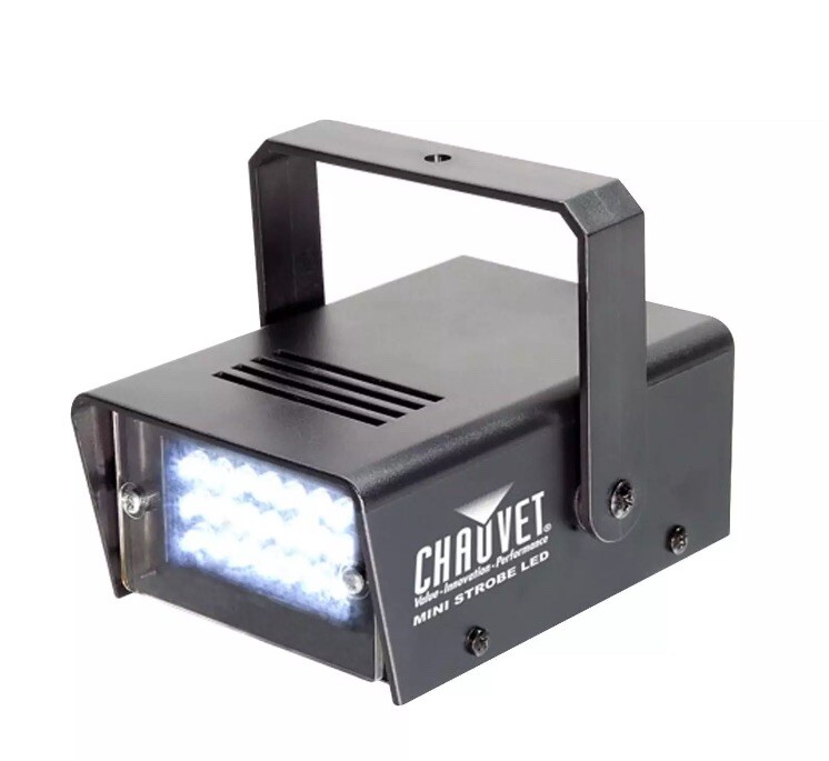 Chauvet DJ Lighting Mini Strobe LED Ch-730 Strobe Light Black Bracket