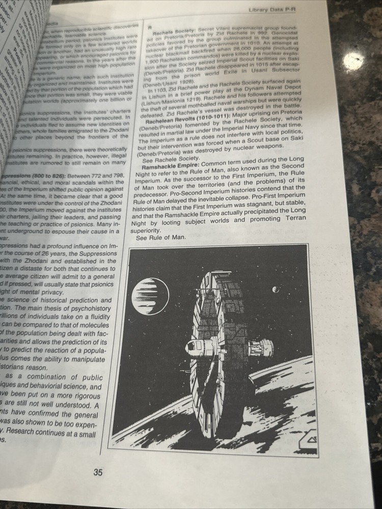 MegaTraveller- Imperial Encyclopedia Reference Manual and Rules 1987