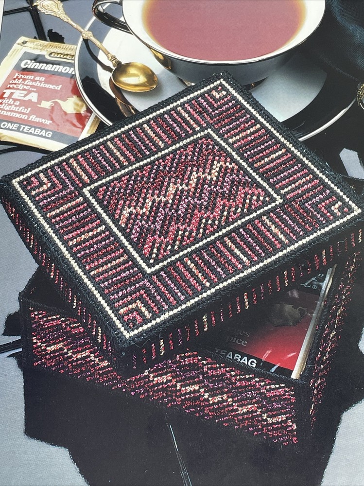 Metallic Box Annie's Attic Plastic Canvas Pattern