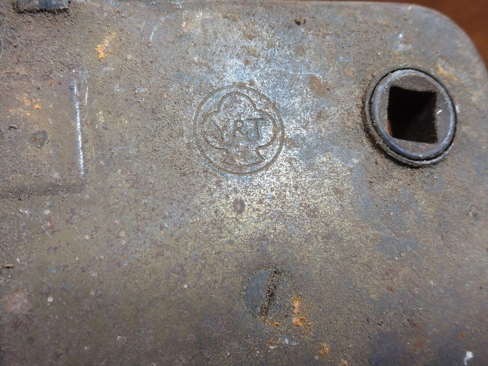 Antique Yale & Towne Mortise Interior Locks w/ Knobs NO KEYS