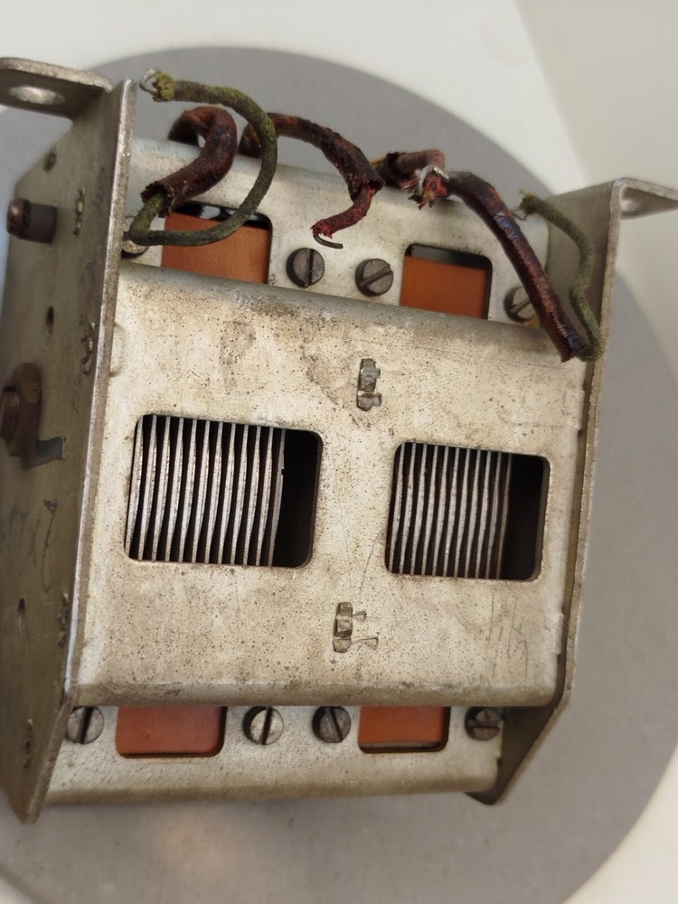 Variable capacitor 2 x 20-550pF - Soviet air variable capacitor used - HAM Radio