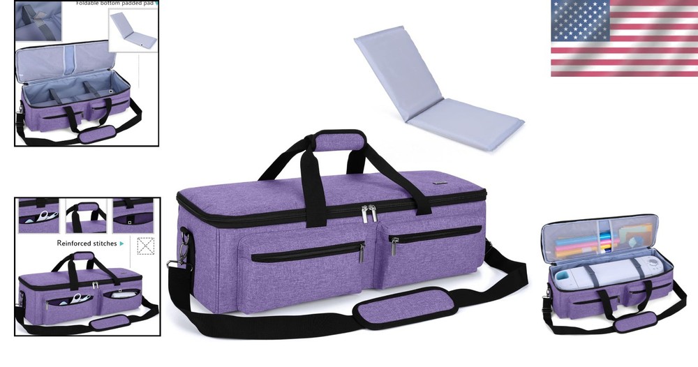 Protective Nylon Tote for Cricut Maker & Silhouette with Multiple Compartments