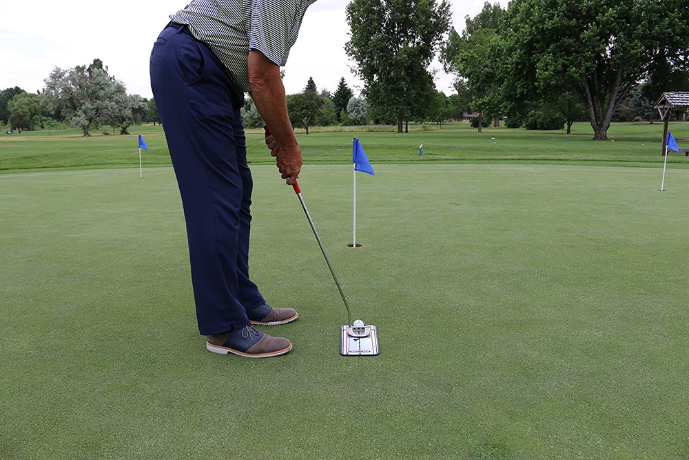 EyeLine Golf Putting Alignment Mirror, Portable Practice Putting Trainer, Mirror