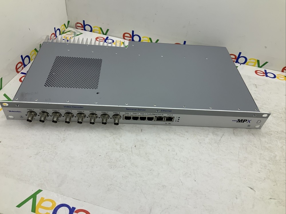Teleste D8C0-FTR-X-D1 Video Processor MPEG-4 Rev C Easi MPX Video Decoder $$👍👍