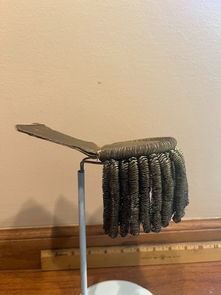 Epaulets US Army NY Buttons Likely Pre-1872 & Civil War for Major Fine Condition