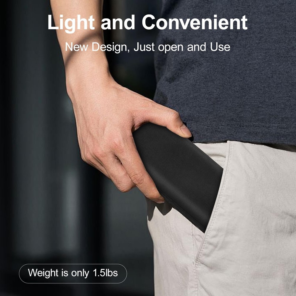 DZ Duozhan Portable Camping Stool - Foldable Backpack Stool 13" with 260lb Ca...