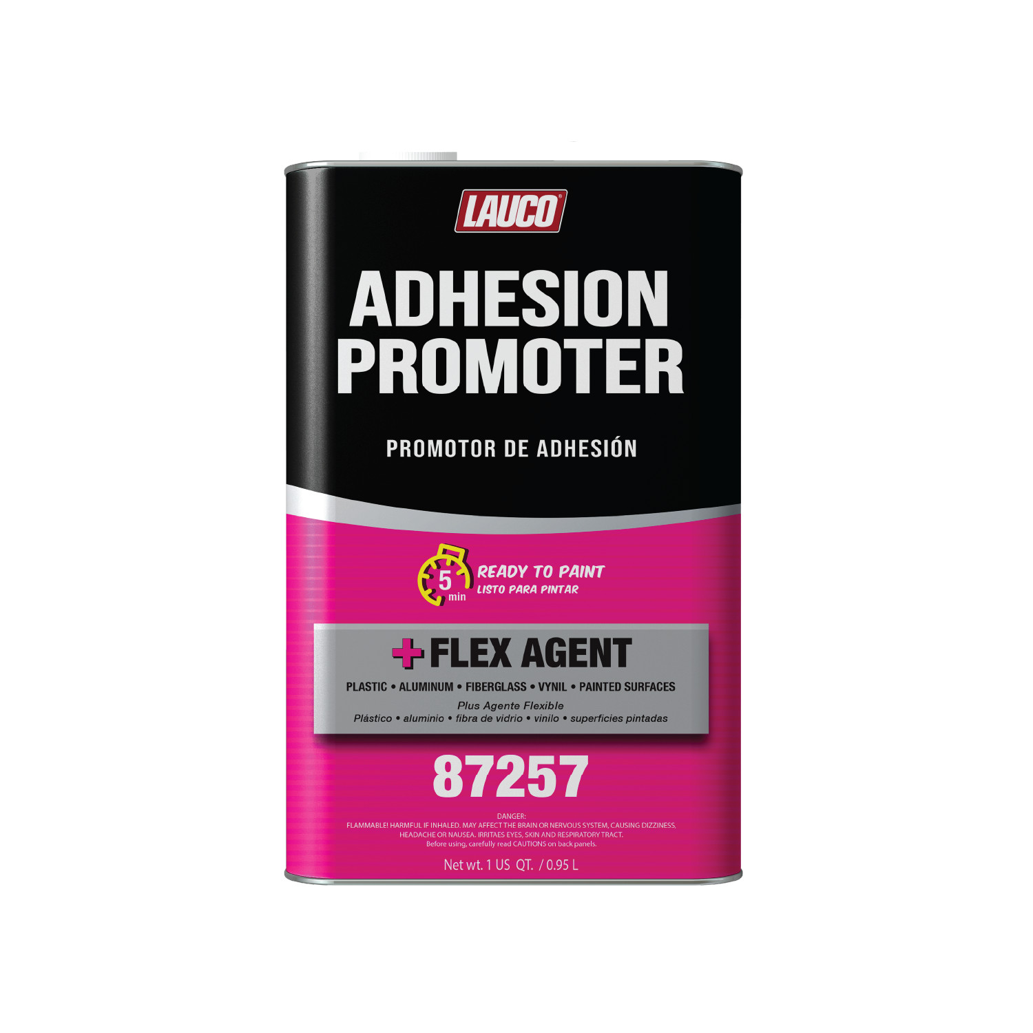 Lauco Adhesion Promoter Quart – Fast-Dry Flex Agent for Auto Plastics & Metal