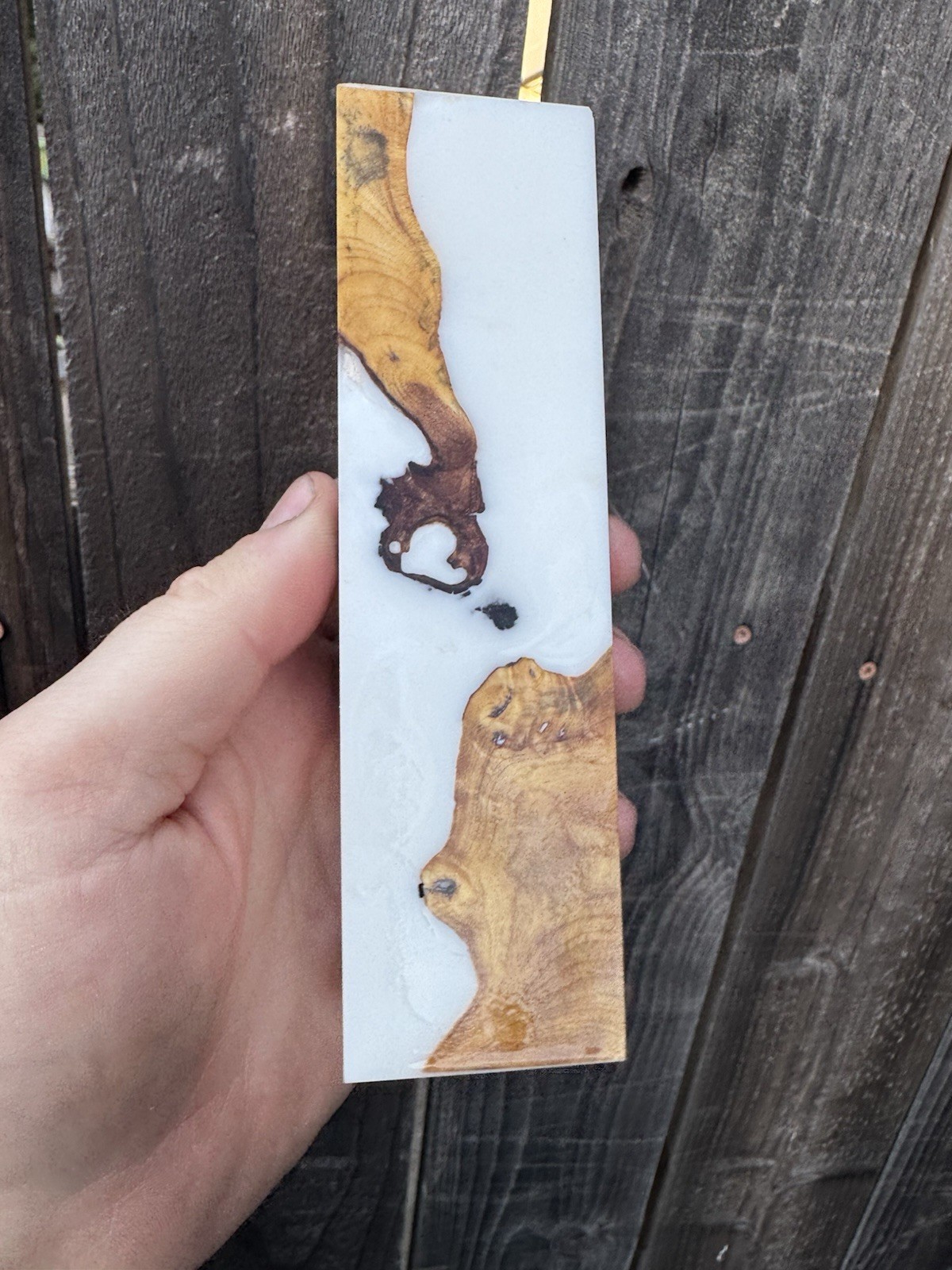 Stabilized Buckeye Burl Hybrid Resin, Duck Call, Knife Scales, Pen Blanks