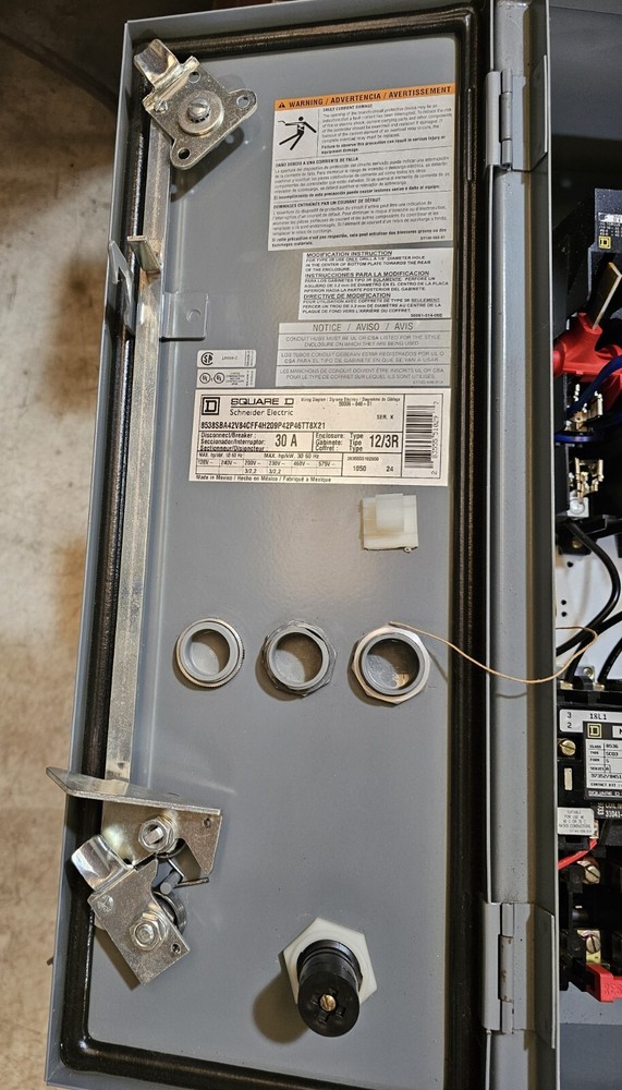 SQUARE D 8538SBA42V84CFF4H209P42P46TT8X21 Combination Starter