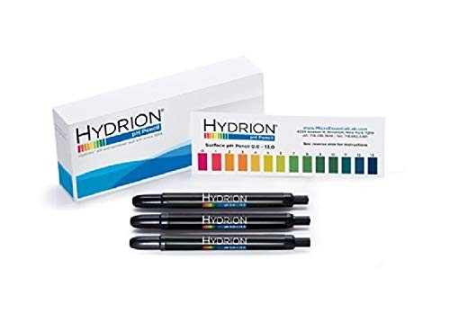 Micro Essential Lab P12M Hydrion InstaChek Surface pH Pencils, 0 13 pH Pack ...