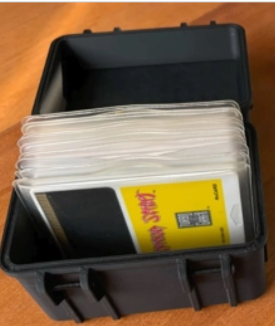 TurboGrfx-16 Game storage boxes