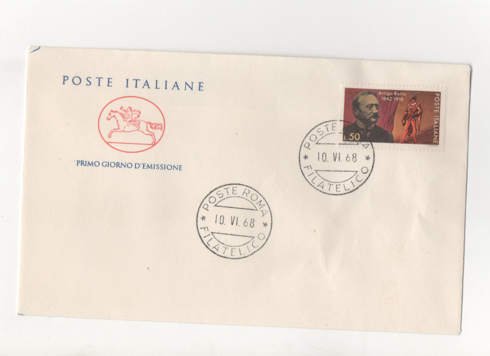 REPUBLIC - FDC - 1968 - ARRIGO - BOITO