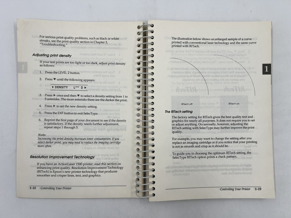 epson action printer 1000/1500 Reference Guide