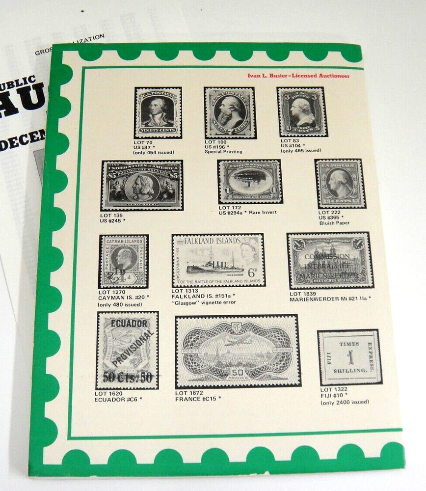 Wolffers Stamp Auction Catalog 1977 w Prices Realized Duck Stamp Prints Foreign