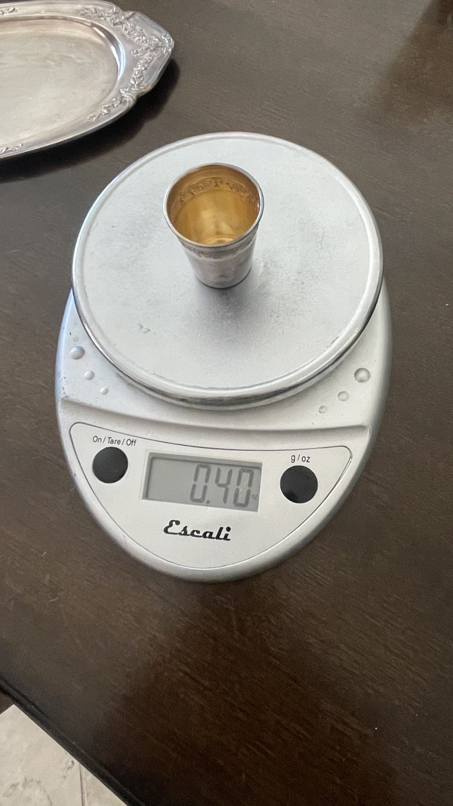 6pc Antique French Solid Silver Cordial Shot Cup Set & Tray In Case 1890s