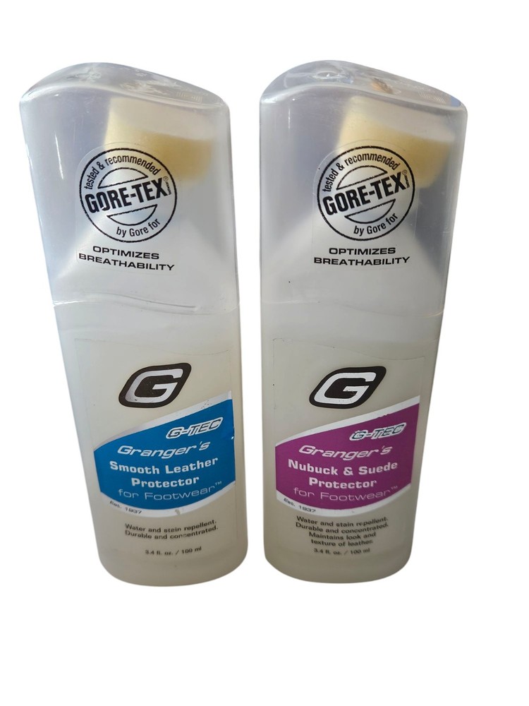 Granger's Smooth Leather Protector & Nubuck and Suede Protector 3.4 Fl. oz