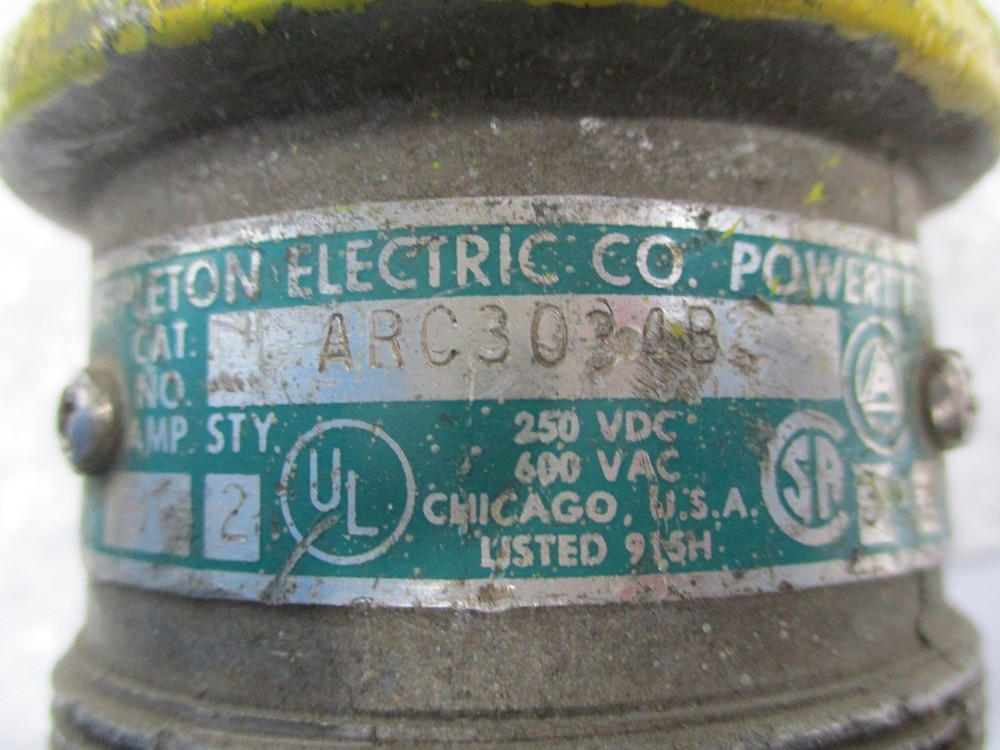 APPLETON ARC3034B PLUG UNMP
