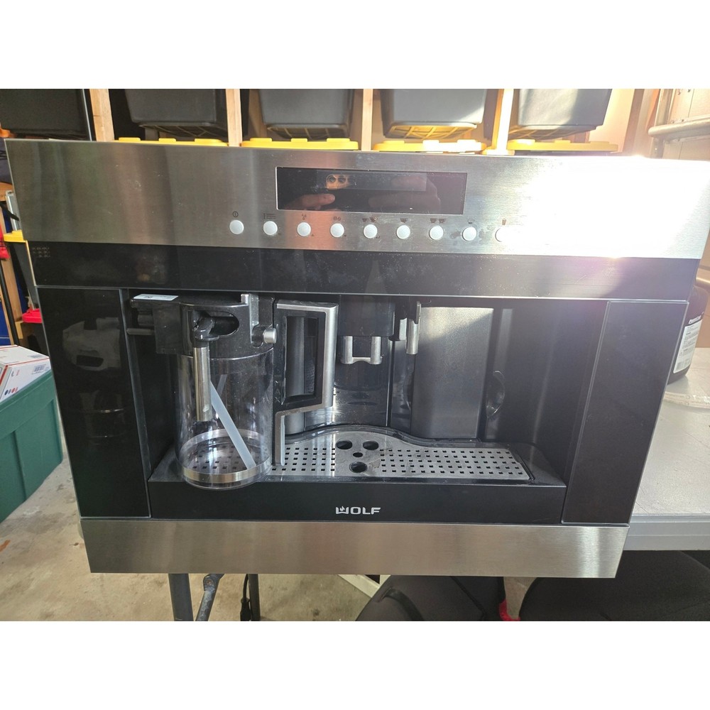 Wolf EC24S Built-In Coffee Maker Machine System Stainless W/ Mounting Brackets