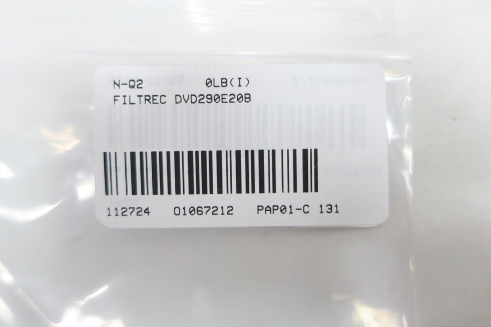 Filtrec DVD290E20B Interchange Hydraulic Filter
