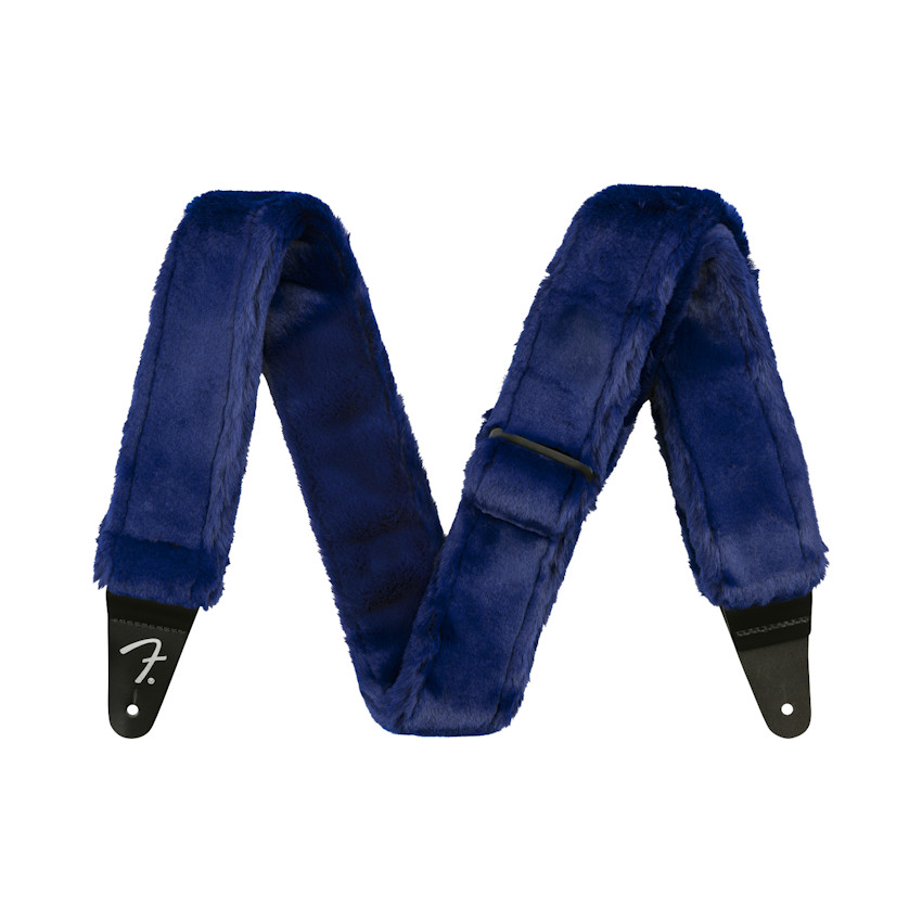 NEW Fender Poodle Plush Strap - Blue