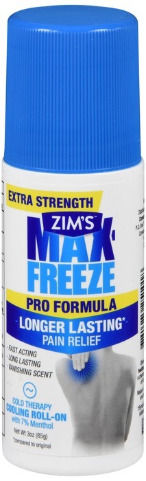 ZIM'S MAX-FREEZE PRO FORMULA ROLL-ON 3OZ