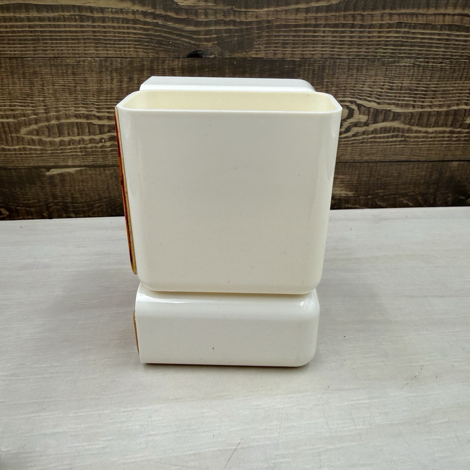 Vintage 1970s Modernism Mid Century Modern Tidy Caddy Desk Organizer Butterfly