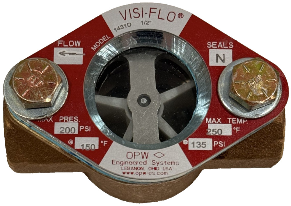 NEW OPW ENGINEERED SYSTEMS 1431D0055 VISI-FLO FLOW TRANSMITTER