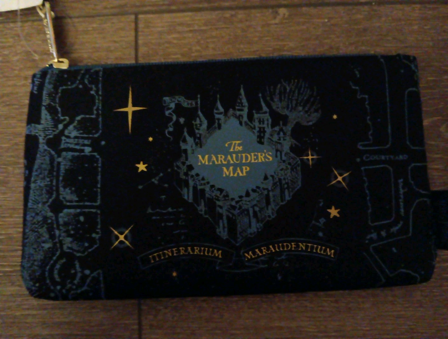 NEW Loungefly Harry Potter Marauders Map Zip Pouch Cosmetic/Coin Bag/Case/Wallet