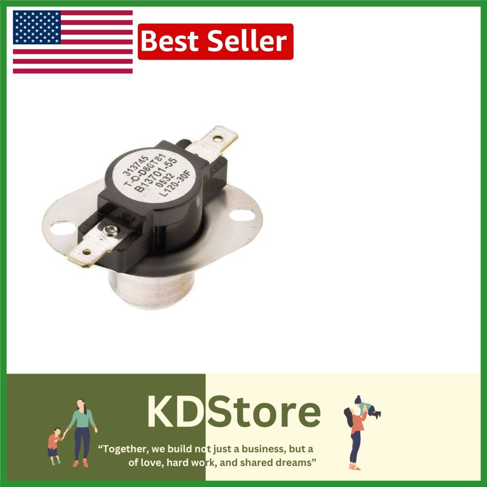 OEM Furnace Limit Switch 30A 4-Position Surface Mount Smartthings Compatible