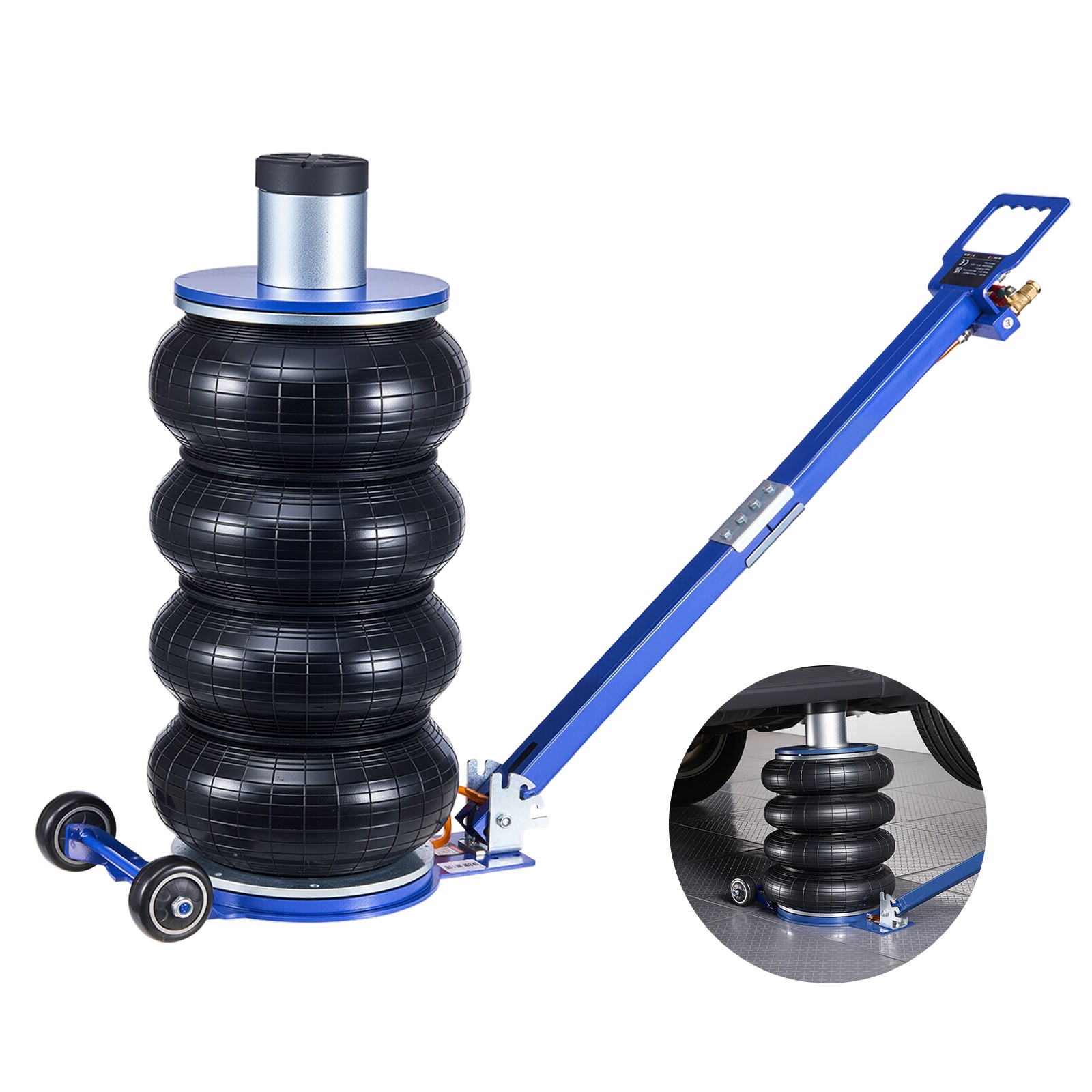 Uimoso 4-layer Airbag Air Jack 6Ton/13227 lbs Pneumatic Jack w/Heightened Column