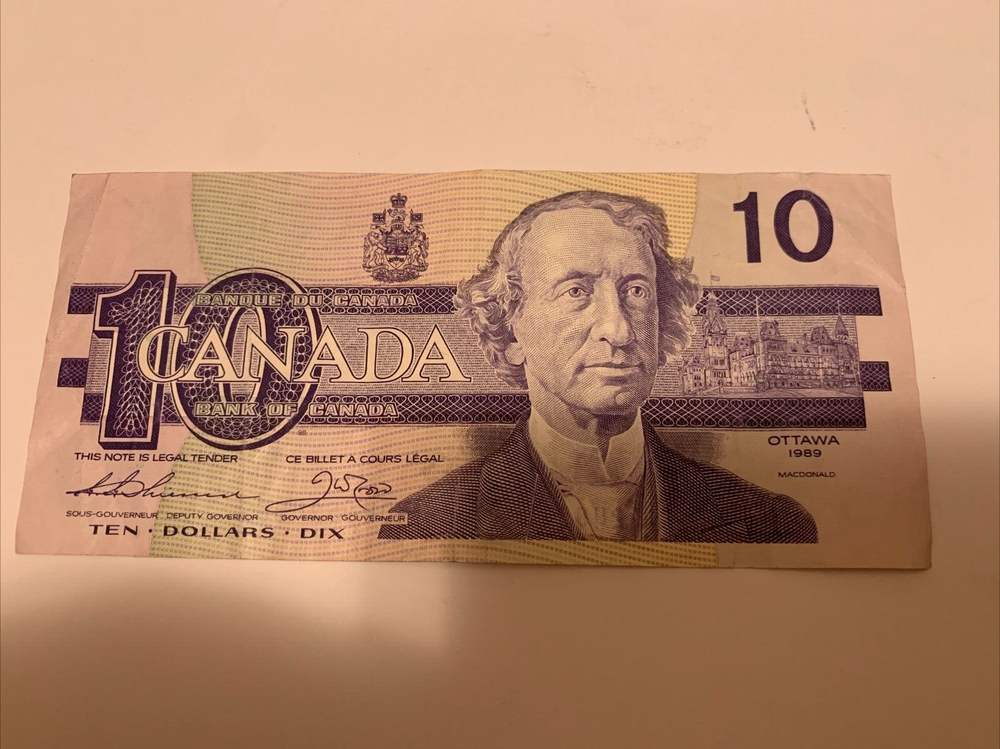 Canada 10 Dollars 1989