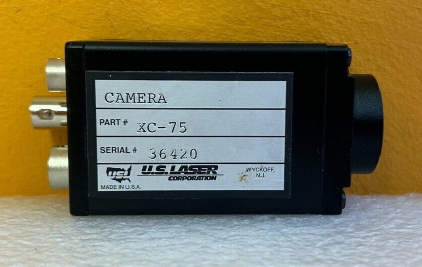 Sony / US Laser XC-75 1/2" Optical Format Size, CCD Video Camera Module. Tested!