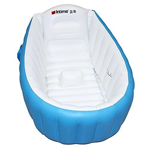 Inflatable Baby Bathtub, Kid Infant Toddler Infant Newborn Inflatable Foldabl...